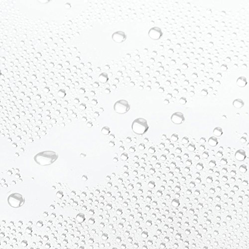 InterDesign PVC-Free PEVA 3-Gauge Shower Curtain Liner, 183 x 183 cm – Clear - 4