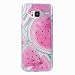 Produktbild Samsung Galaxy S8 Hülle, Chreey Glitzer Handyhülle Niedlich Mode Süß Temperament Muster Weiche TPU Silikonhülle Skin Case Ultra Dünn Kratzfest Hülle Backcover [Rosa Wassermelone]