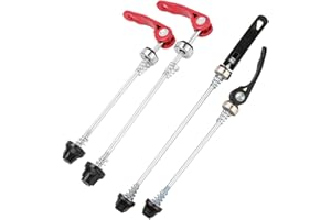 AAED 2 Paires Set de Serrage Rapide pour Vélo pour Vélo de Route VTT Brochettes de Vélo