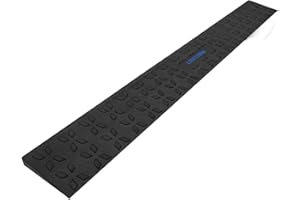 LIEKUMM Rubber Threshold Ramp 1.5 cm Height, 650 kg Capacity Wheelchair Ramps for Doorways, Non-Slip Ramps for Mobility Scooters, Motorcycles, Doorways, Steps, Kerbs, Polaris Pattern Design