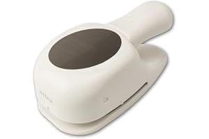 ARTOZ Perforatrice – Cerchio rotondo diametro 4,5 cm – Perforatrice per carta fai da te, per etichette, decorazioni da tavolo, adatta da 140 g/m² a 250 g/m²