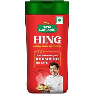 Tata Sampann Hing, Compounded Asafoetida (Bandhani Hing), 100g, Recommended by Chef Sanjeev Kapoor, Strong Flavour & Aroma