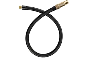 Wjelet Manguera de extensión para compresores de presión de aire, bomba de aire, 50 cm de repuesto, tubo de extensión, compatible con Xiaomi Air Inflator, bicicleta, coche, motocicleta, neumático de