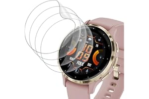 Wondoner [4 Stück] für Folie Garmin Venu 3s Soft TPU, Stoß-Kratzfest Displayschutz für Garmin Venu 3s Panzerglasfolie, Blasenfreie Einfache Installation Displayschutzfolie Garmin Venu 3s Schutzfolie