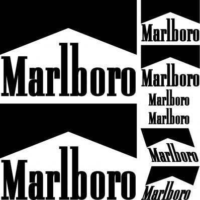 Sponsor kit stickers ,,Marlboro,, (red)