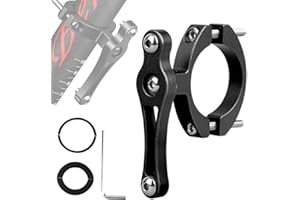 BYHLYH Aluminum Road Bike Bottles Cage Mount Adapter Water Bottle Cage Clamp Mount Bicycle Bottle Holder Bracket,Easy to Install on Handlebar Seat Post for Baby Stroller（Bilateral Fixation）