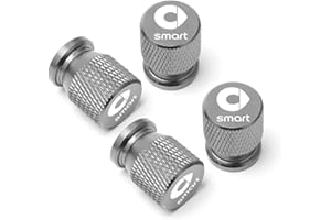 KardoL 4 Pezzi Cappucci delle valvole Alta qualità Compatibile con per Smart 451 Brabus Smart 453 fortwo forfour - Resistente Corrosione,D