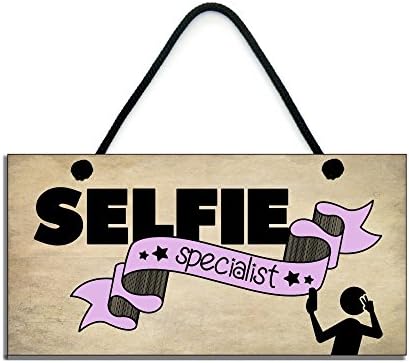 Selfie Specialist Funny Selfie Gift Fun Selfie Plaque/Sign 753