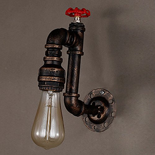 spécifications BAYCHEER Industrie Éclairage Tuyau Lampe applique murale Steampunk 10 inch ...