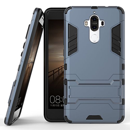 HUAWEI Mate 9 Funda - 3 Capas Pistolera Combinada Prueba de Golpes  Protecci  n Contra Ca  das  Soporte Caso Duro de La Cubierta para HUAWEI Mate 9 - Negro