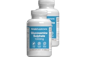 SIMPLY SUPPLEMENTS Glucosamine Sulphate 2KCL 1000mg | One-A-Day Potent Formula | Supports Active Living | 360 Fast Release Tablets = 12 Months’ Supply | Marine Sourced | Made in The UK in Accordance with GMP Standards