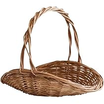 Weidenkorb Mit Griff 30x25cm - Naturkorb Für Picknick & Aufbewahrung