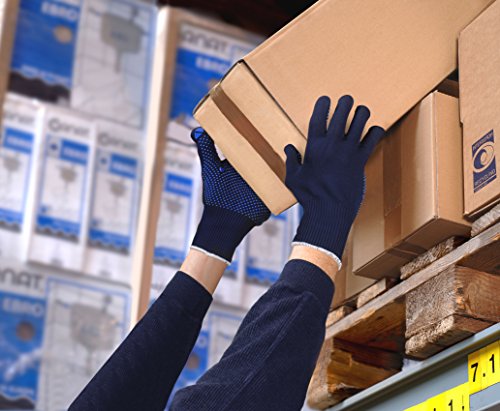 Connex COX938239 Handschuhe Feinstrick blau, Gr. 9 - 2