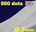 Produktbild 500 Glue Dots Sticky Craft transparent Karte machen Scrap 3 herausnehmbaren mm Glu Punkte Low Tack