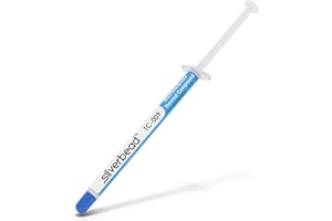 ‎SILVERBEAD Silverbead Wärmeleitpaste Hochleistungs Thermische Thermal Paste Grease Compound TC-009 | für alle CPU Kühler PC GPU LED SMD IC Heatsink Kühlkörper Wasserkühlung Notebook & Laptop PS4