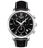 Tissot Herren-Quarz-Armbanduhr, Edelstahl, Farbe: Schwarz (Modell: T0636171605700)