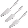 WIFUN 3PCS Cake Slice and Pie Server, Stainless Steel Cake Slicer and Server Cake Cutter with Serrated Edges for Cake Pizza Fruit Cutting