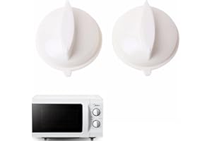 BASTOUR Bouton four micro-ondes, bouton rotatif, boutons de four, bouton minuterie four, interrupteur de commande four à micro-ondes, boutons rotatifs pour four à micro-ondes, 2 pièces