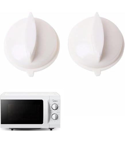 2 Manopole Timer Sostitutive Per Forno A Microonde | Plastica | Foro A D 6x4mm | Facile Installazione | Universali - Foto 6