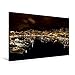 Produktbild Calvendo Premium Textil-Leinwand 90 x 60 cm Quer-Format Monaco bei Nacht | Wandbild, HD-Bild auf Keilrahmen, Fertigbild auf Hochwertigem Vlies, Leinwanddruck von Oliver Pinkoss Orte Orte