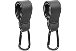 JchEnye Kinderwagenhaken (2er-Pack) für Wickeltasche, Kinderwagenhaken, Taschenhaken, Universal-Kinderwagenaufhänger, Klett-Kinderwagenhaken