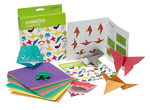NPW Manualidades de origami con papel para niños - Juego de origami animado