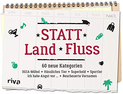 Statt Land Fluss: Das Spielebuch mit 60 neuen Kategorien – Die lustige