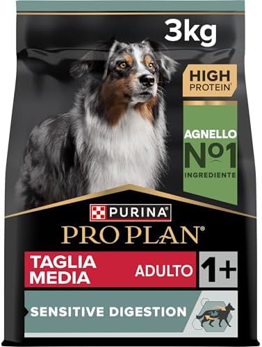 Purina Pro Plan Medium Adult Optidigest Cane Crocchette, 4 Sacchi da 3 kg