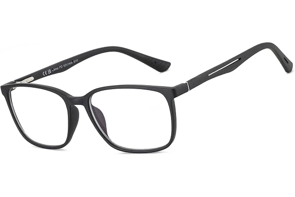 ZENOTTIC Lunettes de Lecture pour Homme à Filtre Lumière Bleue, Monture Carrée, Anti-Reflets pour Sport et Ordinateur