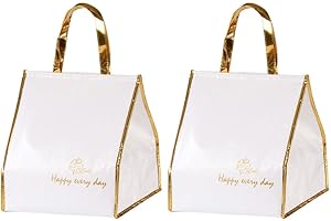 Kichvoe Insulated Food Delivery Bag: 2Pcs Food Warmer Pizza Cake Delivery Bags Grocery Bag Hot Cold Food Transport Bags for Camping Catering Restaurants
