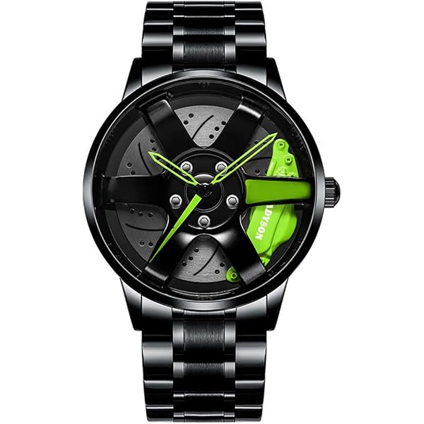 KIESENBERG Orologio Da Uomo Per Fan Alfa Romeo 159, Stile Cruscotto, Quarzo, Cassa 43 Mm, Resistenza 3 ATM