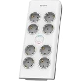 Philips SPN7080WA/62 8'li Akım Korumalı Priz 2 mt Kablo (3680 W 16 A)