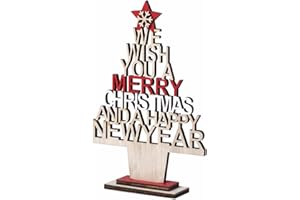 ANTEVIA MATÉRIAUX ANTEVIA - Árbol de Navidad, de Madera | De diseño | Más de 10 Modelos | Decoración de Mesa (Sokin)