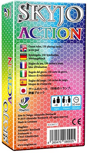 Magilano SKYJO Action, spannende Kartenspiel für spaßige und amüsante Spieleabende im Freundes- und Familienkreis. - 2