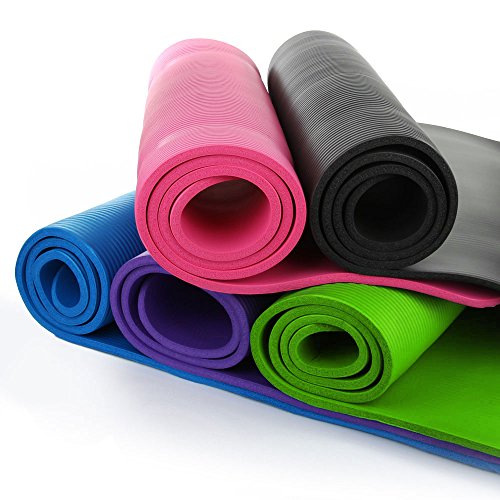 MASIONE - Colchoneta de Yoga, Color Azul