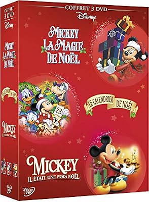 Aucune Mickey, la magie de Noël + Le calendrier de Noël + Mickey, il était une fois Noël