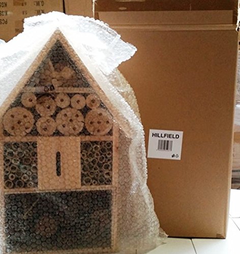 XXL INSEKTENHOTEL 48 cm INSEKTENHAUS INSEKTEN BIENEN HAUS NISTKASTEN BRUTKASTEN hillfield - 6