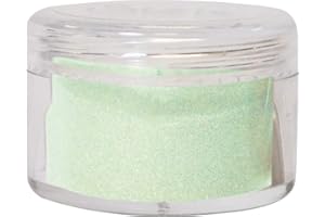 Sizzix Making Essentials Polvo de Repujado Opaco, Verde (Green Tea), 12 g