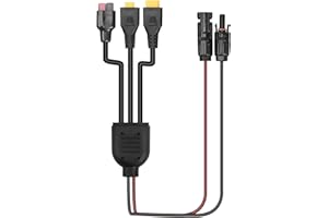 CELLPLAY Solarplay MC4 Connettore Cavo di ricarica solare 3-in-1 MC4 a XT60 XT90 Cavi di conversione del pannello solare per pannelli solari Apparecchiature di generazione di energia solare/Parti Materiale
