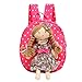Produktbild Kinder Baby Mädchen Cartoon Prinzessin Canvas Schultasche Kinderrucksack Reisen Outdoor-Schultasche Rucksack für 1-3 Jahre Alte Baby Rot