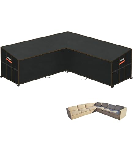 VANSHEIM Tuinmeubelenhoezen Waterdicht Outdoor Meubelenhoezen voor Buiten Tafel Deksel voor Tuinmeubelenhoezen Outdoor Meubelenset Hoezen Anti-UV 420D Oxford Stof 80x80x80cm