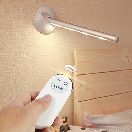 GAOLILI Wireless Remote Control Light Bathroom Vanity Mirror Lights Free Perforated Mirror Cabinet Wall Lamp Led Cell Formula Simple Style Light Comes With Adjustable Dimmer Switch ( Color : Two lights )