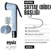 Plasyay Plastik Mandallı Şattaf Taharet Matik Başlık Tekne Yat Karavan Otel İ&ccedil;in İdeal &Uuml;r&uuml;n (Gri)