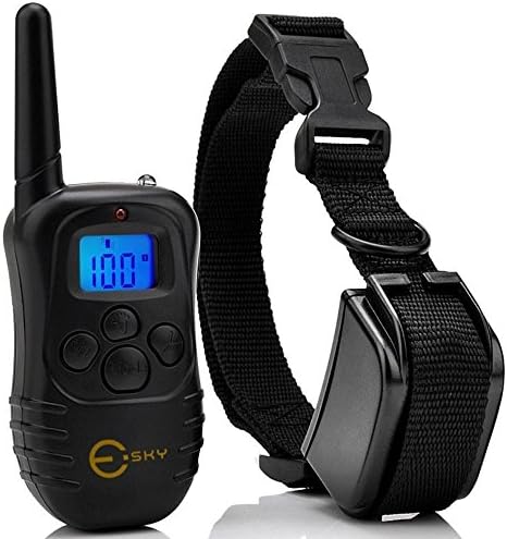Training Collar for Dog Barking | Waterproof Digital with Remote Control 3 Modes of stimulation: Vibration, Sound or Electrical - Colour Black by TrendingTemple