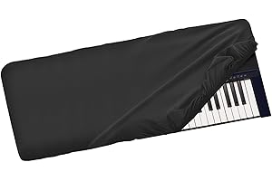 Musiin Staubschutz für Klaviertastatur mit 61 Tasten, kompatibel mit Roland E-X30, E-X20A, E-X20, Yamaha KB-308, KB-309, KB-209, Premium Chinlon, kratzfest und staubdicht, passgenaues Design