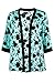 Ann Harvey Womens Oriental Print Kimono Green Size 30