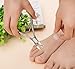 Toenail Clippers, Saxhorn Nail Clippers for Thick and Ingrown Toe Nail - Heavy Duty Nail Nipper and Cuticle Clippers - Stainless Steel