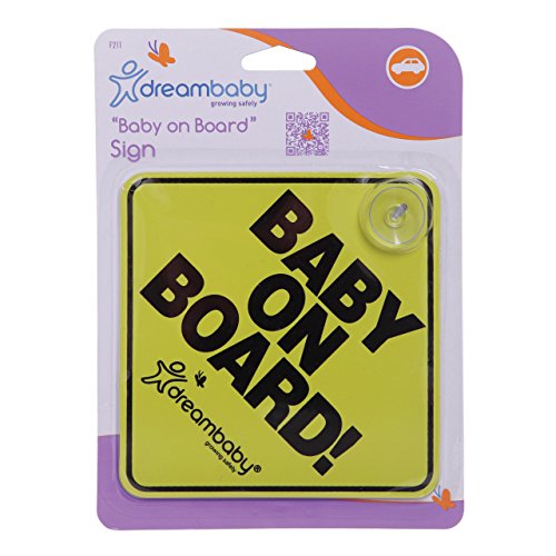 Dreambaby Baby On Board Sign (Yellow)