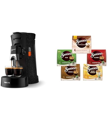 Senseo Original HD6554/10 Pod Coffee Machine - 0.7L, One Touch, Aroma Booster, White