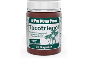 THE NUTRI STORE Tocotrienol Kapseln 90 Stk mit 340 mg Tocotrienol-Tocopherol-Extrakt 3 Monatsvorrat